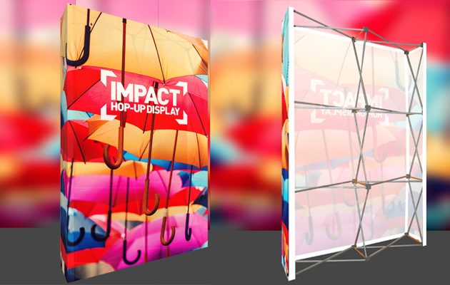 Fabric Display Stands, Vibrant and lightweight